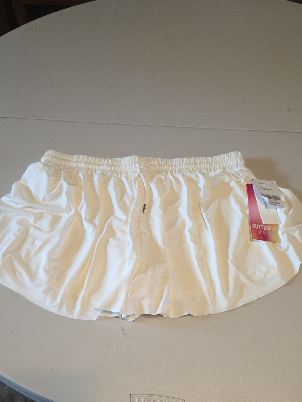 Butter White Womens Shorts - Butter